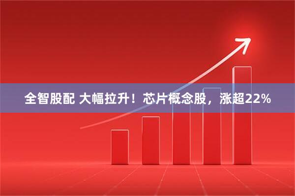 全智股配 大幅拉升！芯片概念股，涨超22%
